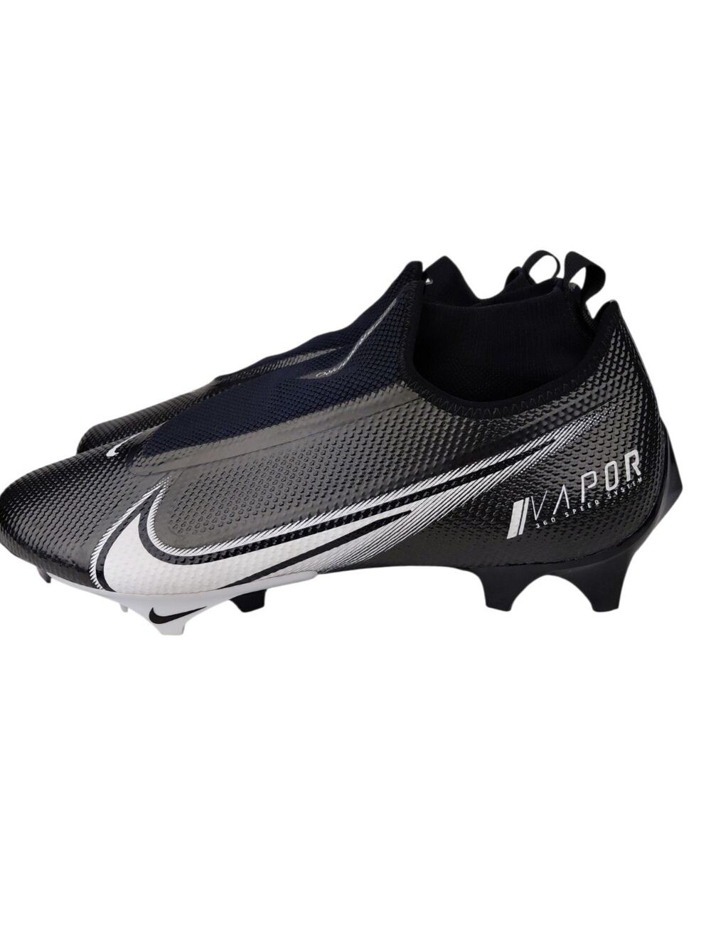 Nike Vapor Edge Pro 360 Iridescent Black Football Cleats, Size 12.5 AO8277-001
